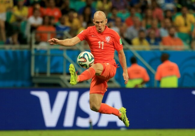 Soccer - FIFA World Cup 2014 - Quarter Final - Netherlands v Costa Rica - Arena Fonte Nova