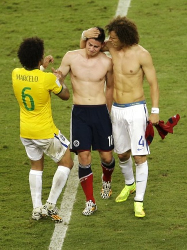 Brazil Soccer WCup Brazil Colombia