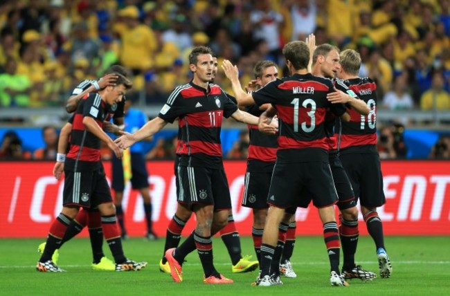 Soccer - FIFA World Cup 2014 - Semi Final - Brazil v Germany - Estadio Mineirao
