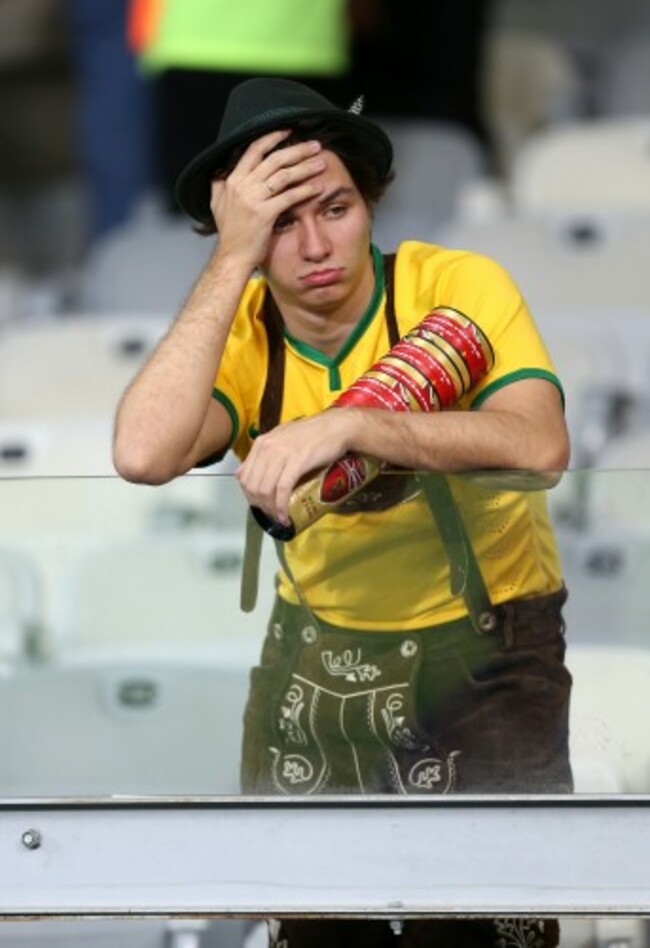 Soccer - FIFA World Cup 2014 - Semi Final - Brazil v Germany - Estadio Mineirao