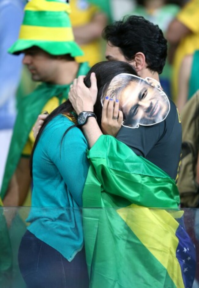 Soccer - FIFA World Cup 2014 - Semi Final - Brazil v Germany - Estadio Mineirao