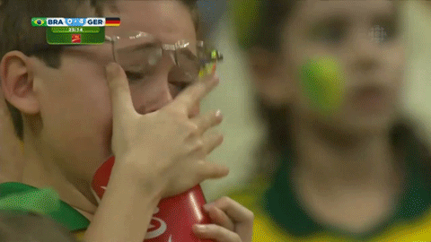 Brazilian kid collects his tears for thirsty Germans. - Imgur