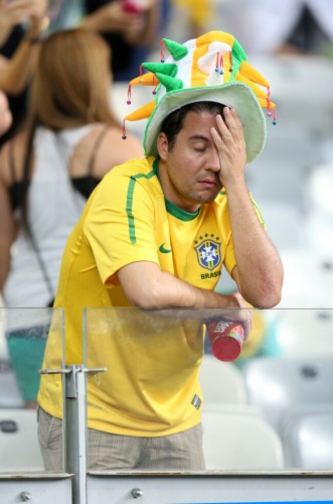 Soccer - FIFA World Cup 2014 - Semi Final - Brazil v Germany - Estadio Mineirao