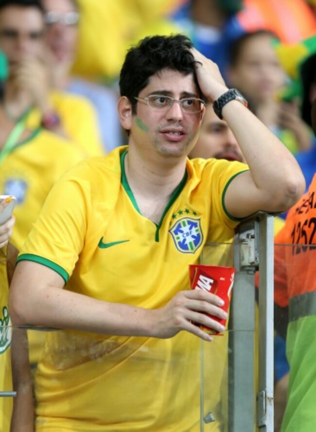 Soccer - FIFA World Cup 2014 - Semi Final - Brazil v Germany - Estadio Mineirao