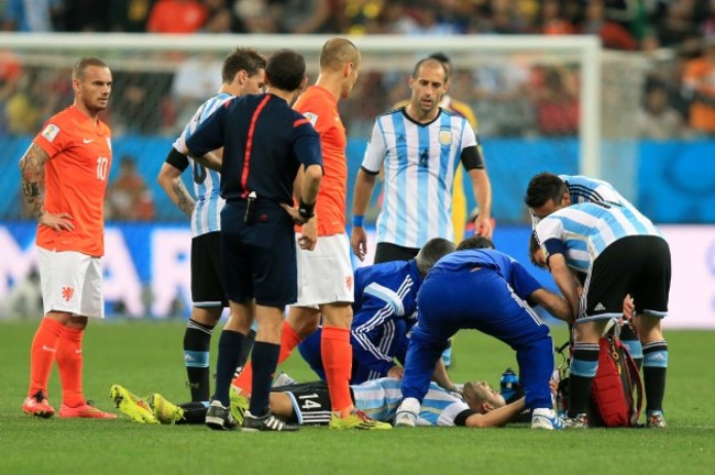 Soccer - FIFA World Cup 2014 - Semi Final - Netherlands v Argentina - Arena de Sao Paulo