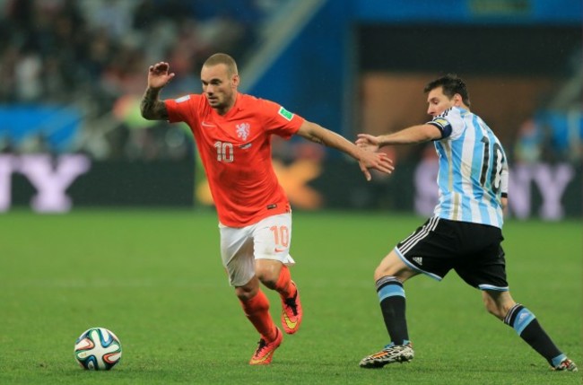 Soccer - FIFA World Cup 2014 - Semi Final - Netherlands v Argentina - Arena de Sao Paulo