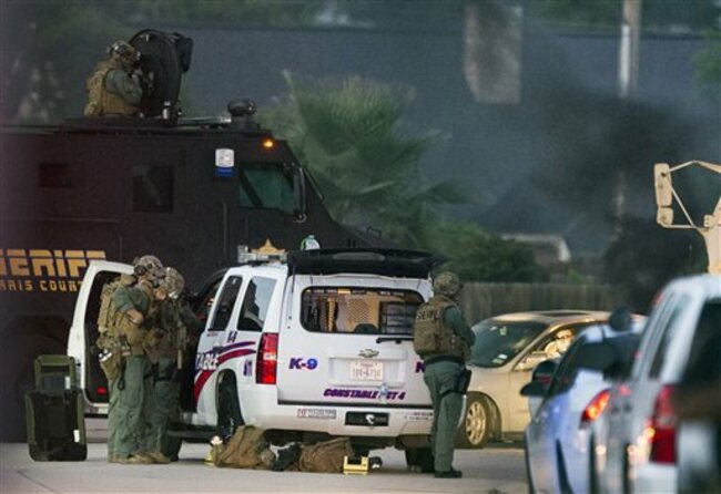 APTOPIX Houston Suburban Shooting