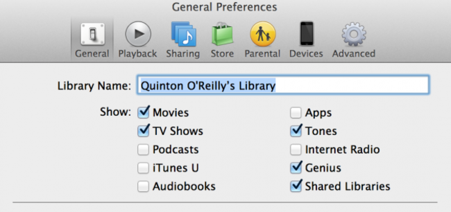 Library tones