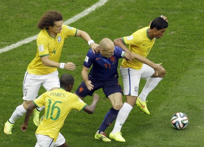 Brazil Soccer WCup Brazil Netherlands