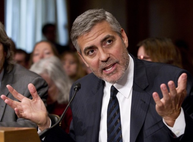 George Clooney testifies before Congress on Sudan - Washington