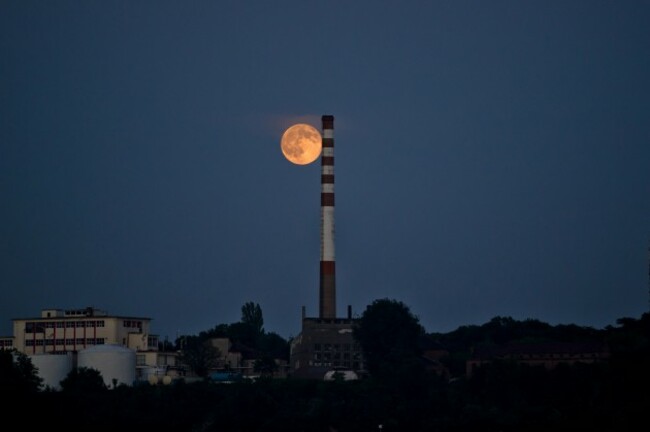 Romania Supermoon