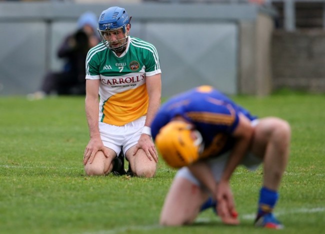 A dejected Cathal Parlon