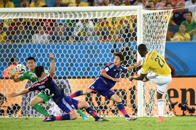 Soccer - FIFA World Cup 2014 - Group C - Japan v Colombia - Arena Pantanal