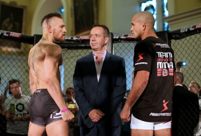 Conor McGregor and Diego Brandao