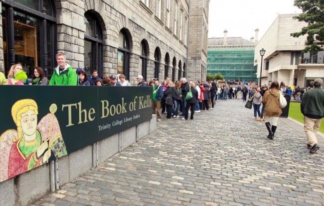 Queues To See Book of Kells