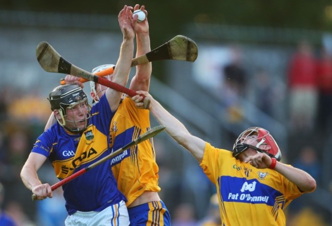 Conor Cleary and Eoin Enright with Bill Maher