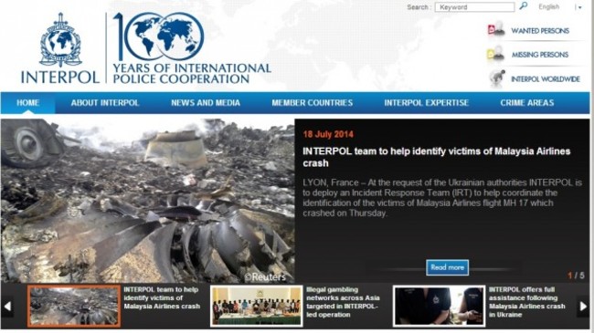 Interpol MH17