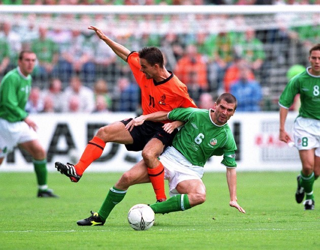 Marc Overmars and Roy Keane
