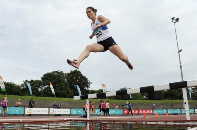 Sara Treacy on her way to winning