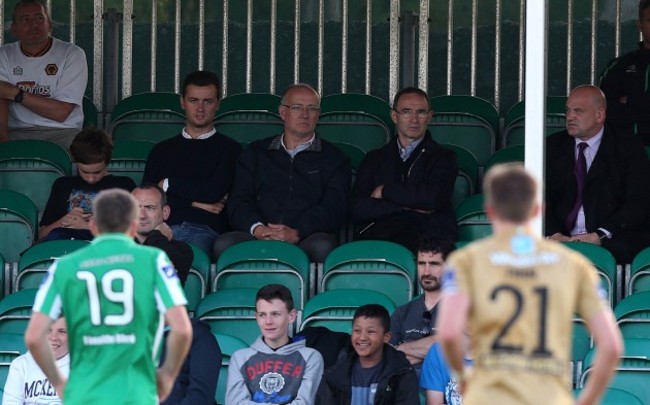 Republic of Ireland manager Martin O'Neill looks on