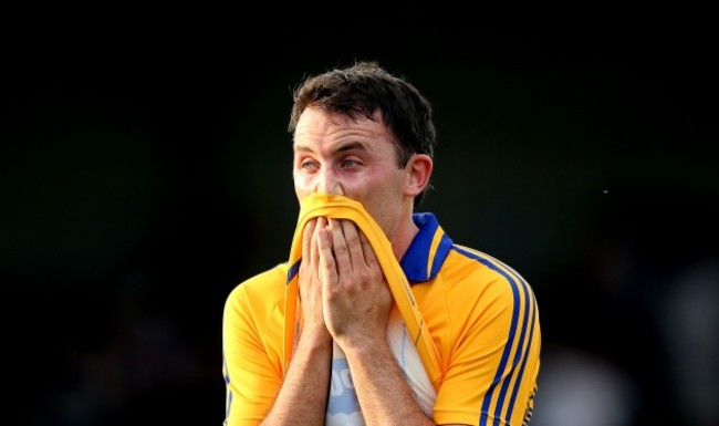 David Tubridy dejected after the game
