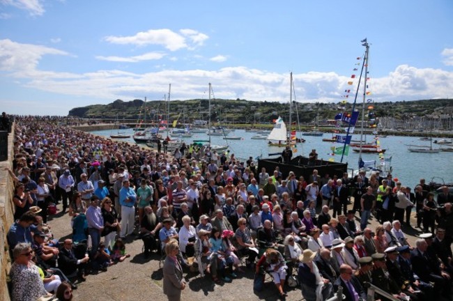 Asgard yacht landing commemoration