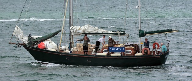 Asgard yacht landing commemoration