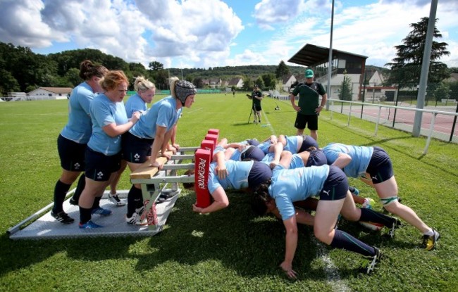 Scrummaging training