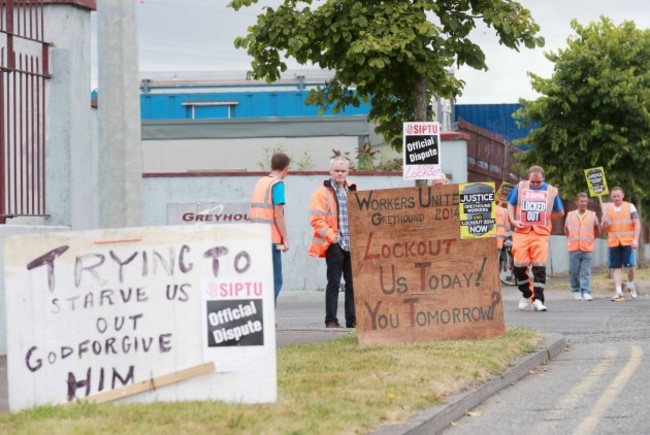 Greyhound strike continues. Greyhound