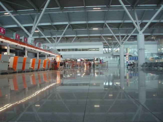 Empty airport