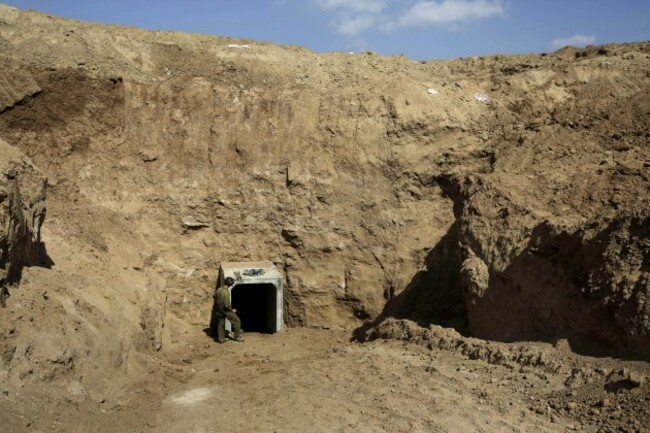 Mideast Israel Palestinians Tunnel Threat