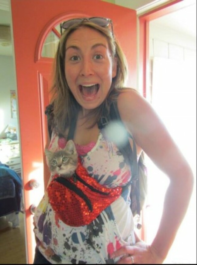 Carry da Cat in da Fanny Pack - Imgur