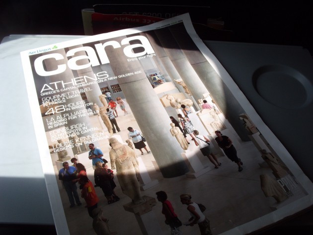 Cara, the Aer Lingus inflight magazine.