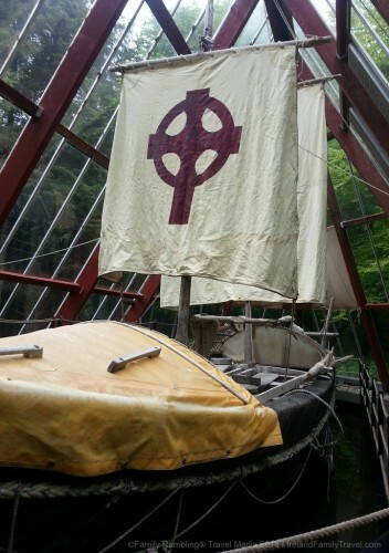 Brendan Boat at Craggaunowen