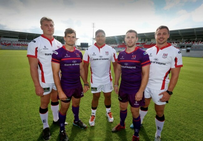 Franco van der Merwe, Louis Ludik, Nick Williams, Daren Cave and Tommy Bowe 30/7/2014