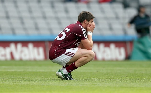Shane Walsh dejected after the game