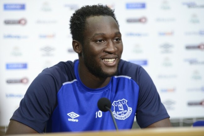 Soccer - Everton FC - Romelu Lukaku Unveiling - Finch Farm