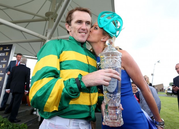 Tony McCoy after winning The Guinness Galway Hurdle Handicap
