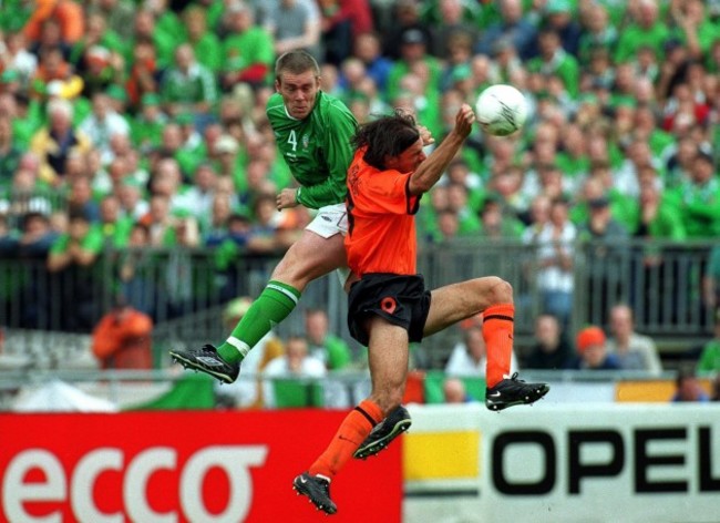 Richard Dunne and Ruud Van Nistlerooy