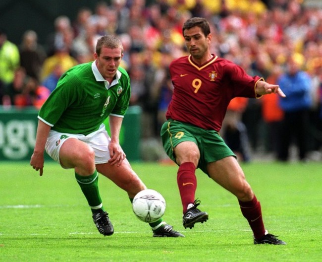 Richard Dunne and Pedro Rejendes