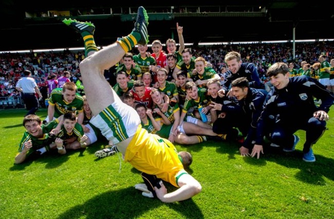 The Kerry team celebrate