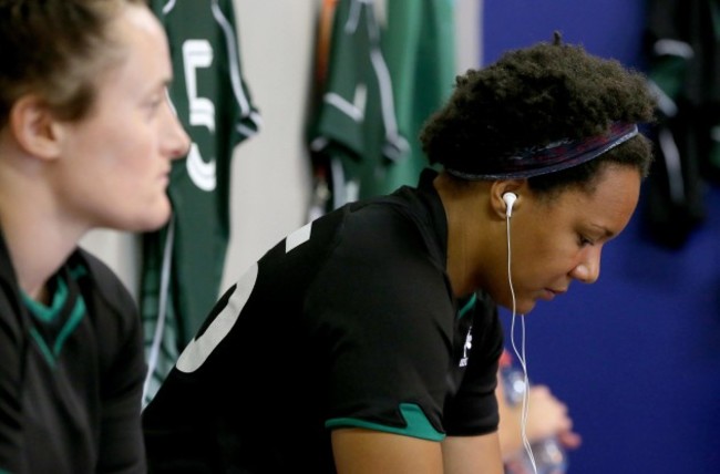 Sophie Spence before the game