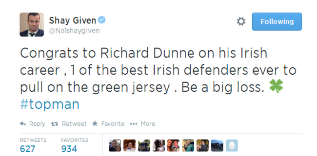 Shay Given Dunne