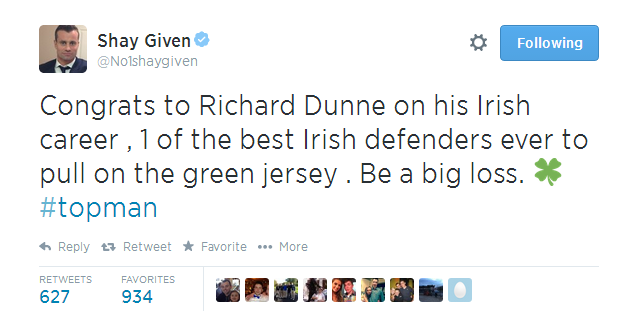 Shay Given Dunne