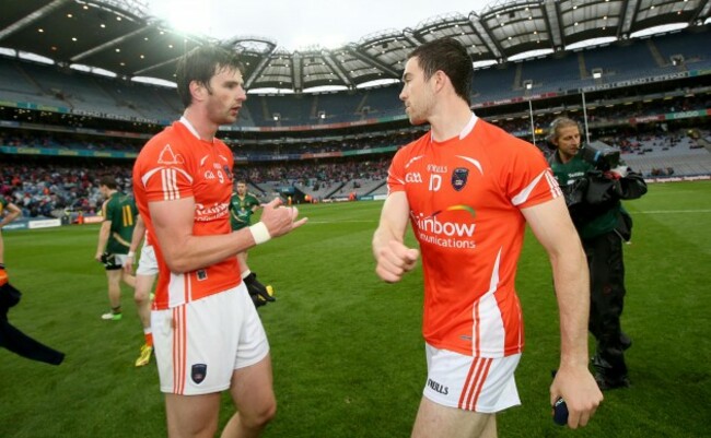 Aaron Findon and Aidan Forker celebrate