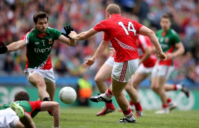 Brian Hurley scores his sides second goal