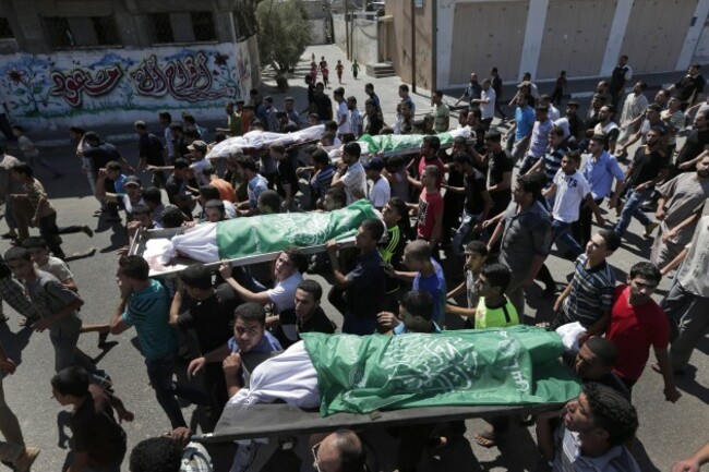 Mideast Palestinians Death in Gaza