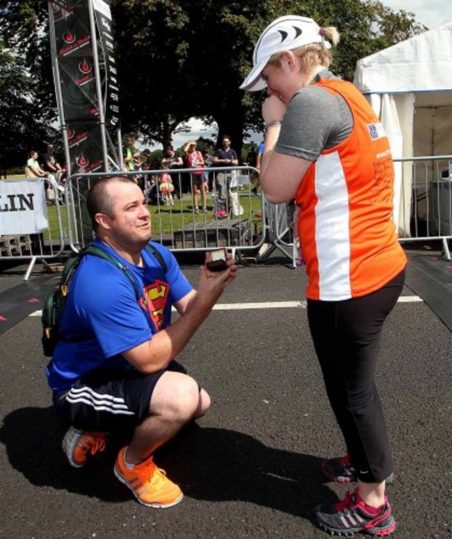 Scott Norton proposes to Deirdre Cannon