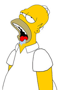 homer simpson drooling by dondrug-d6h081a