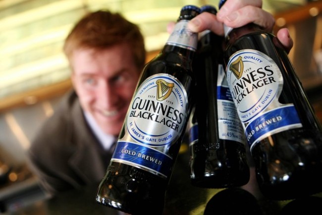 2010: John Kennedy, MD of Diageo Ireland in St. James Gat at the launch of Guinness Black Lager